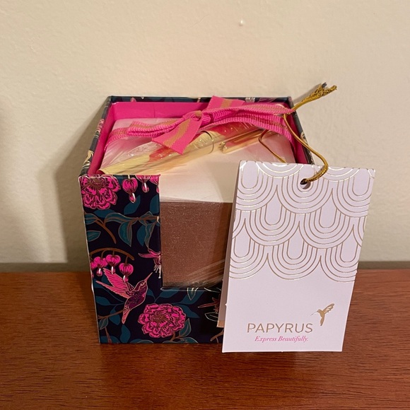 Papyrus | Office | Papyrus Express Beautifully Note Cube With Mini Pen ...